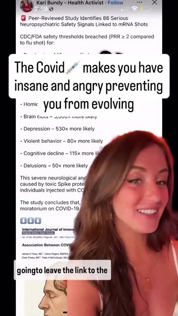 "Have you noticed your friends or family who are vaccinated actually have