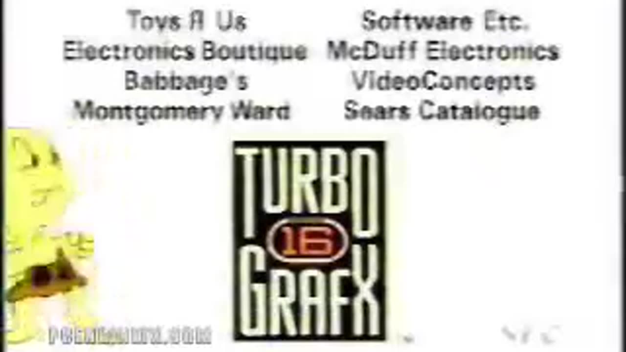 Turbo Grafx 16 Commercial