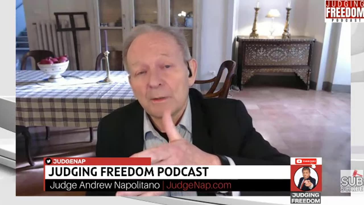 ALASTAIR CROOKE on Trump v Greenland, Iran, Israel & Gaza w/ Judge Napolitano