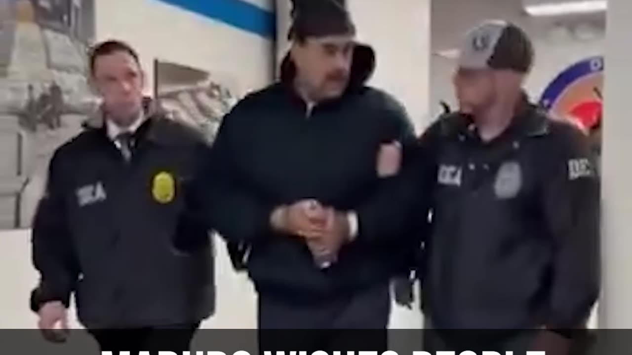 Maduro Says "Happy New Year" as He's Perp Walked in NYC