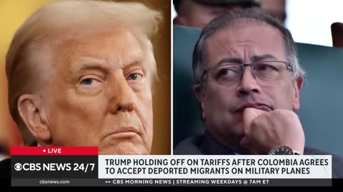 Colombia agrees to accept deported migrants on military flights after Trump's tariffs threat