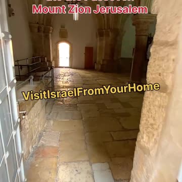 Where Jesus and His Disciples Ate the Passover: Mount Zion Jerusalem 😇✝️