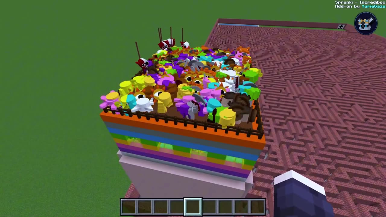 I SUMMONED the NEW INCREDIBOX SPRUNKI in Minecraft PE! 😱 (MOD Showcase)