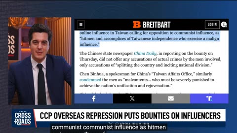 CCP Puts Bounties On Heads of Overseas Influencers