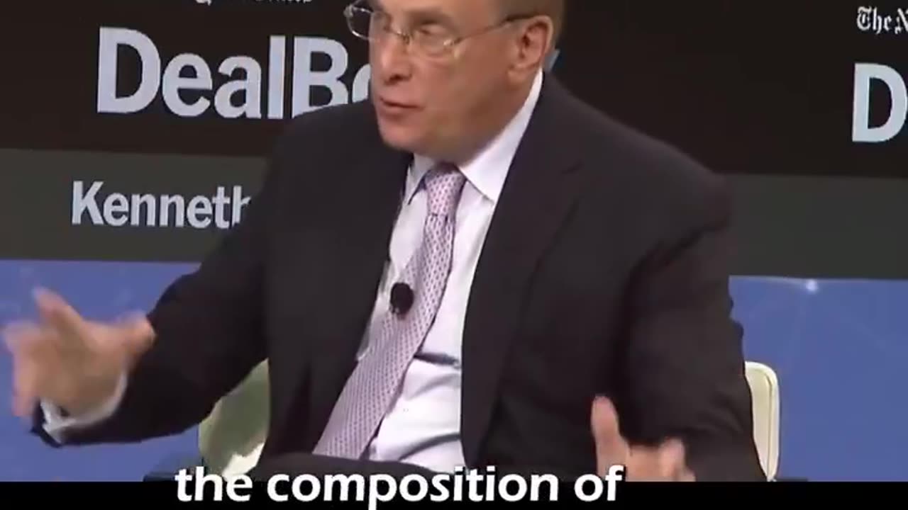 BlackRocks Larry Fink top 5 dark plans for the world