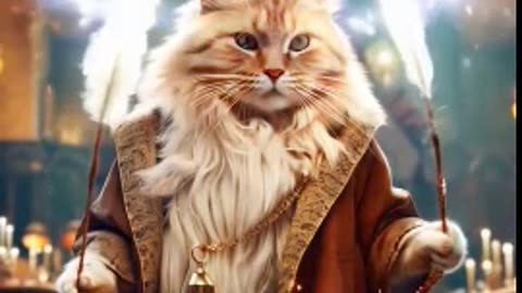 The Adorable Cat in the World of Magic