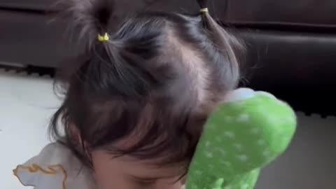 funny baby acting