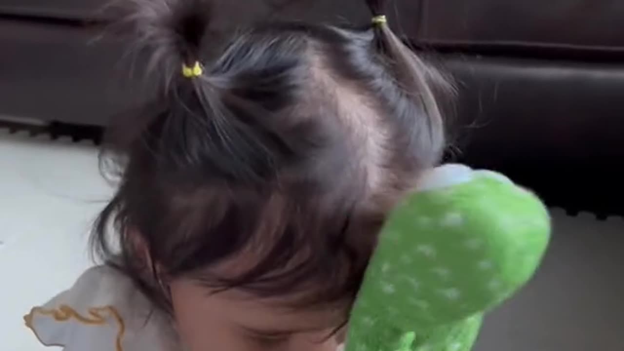 funny baby acting