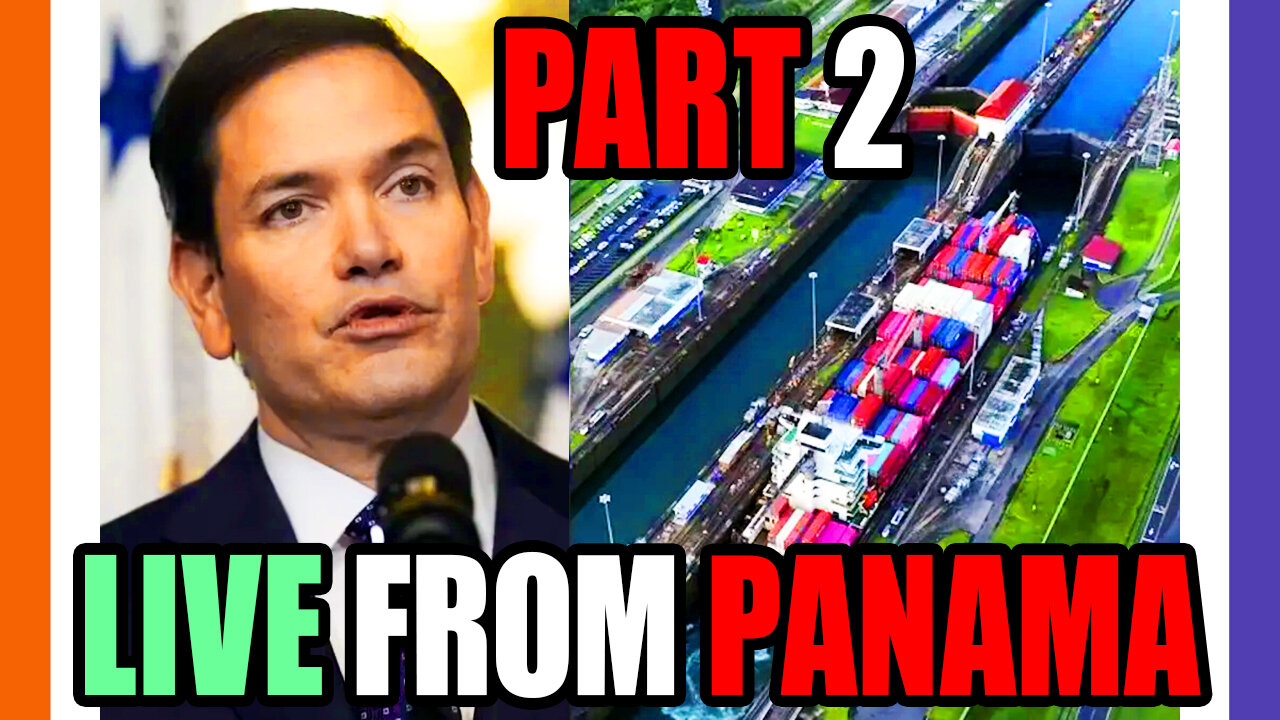 🔴LIVE: PART 2 of Regime-Change Rubio LIVE from Panama followed by NEWS SHOW 🟠⚪🟣