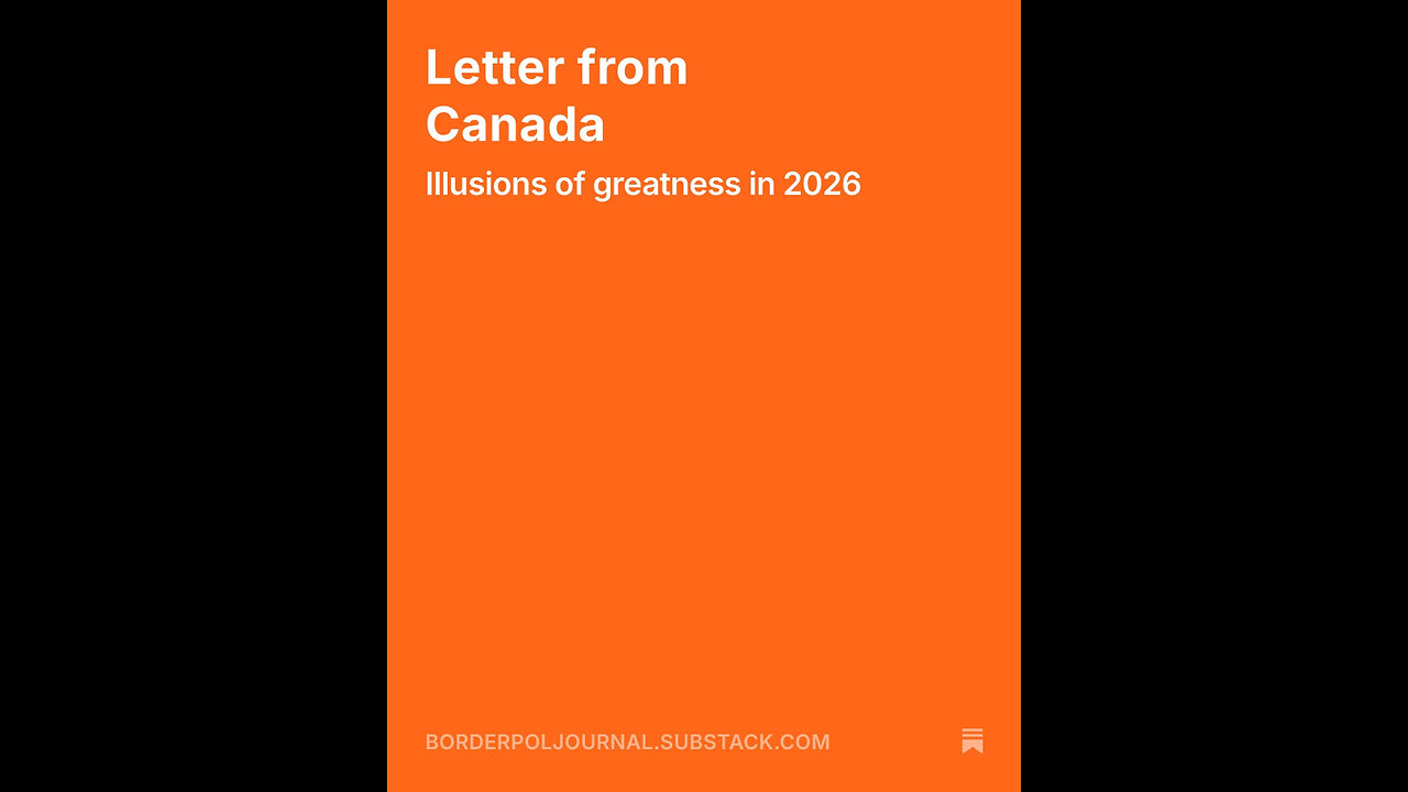 Letter from Canada January 7, 2026