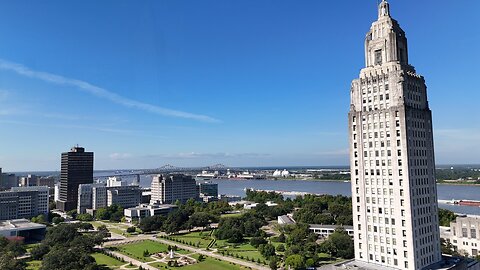 DJI Air 3 at Louisiana State Capitol in Class C Airspace