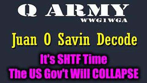 NINO W/ JUAN O'SAVIN IT'S SHTF TIME - THE US GOV'T WILL COLLAPSE