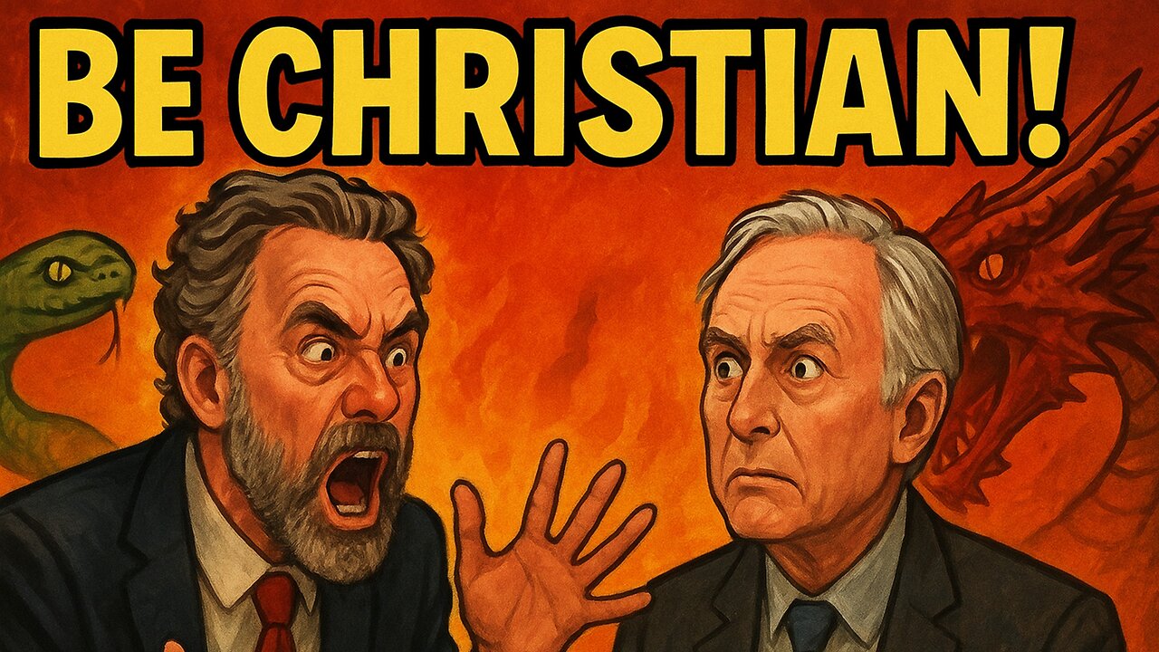 Jordan Peterson CRIES to Richard Dawkins About Christian Dragons