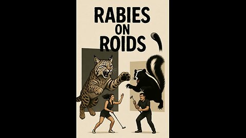 Rabid Bobcat Vs Golf Mom/ Kidney Gets Skunked!