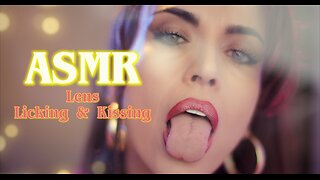 ASMR Gina Carla 🫦👅 Lens Licking & Kissing!