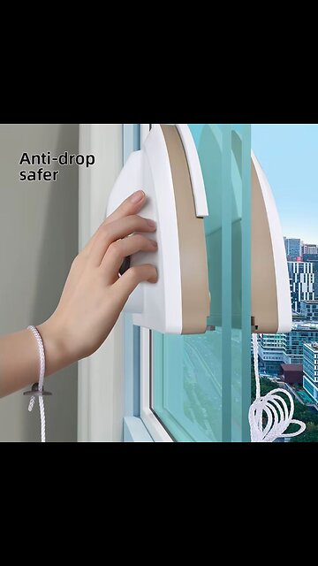 Magnetic Window Cleaner for Double Glazing - Double-Sided Glass Cleaning Brush