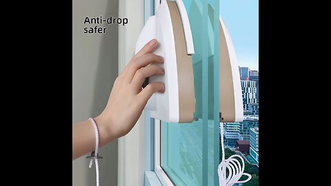 Magnetic Window Cleaner for Double Glazing - Double-Sided Glass Cleaning Brush