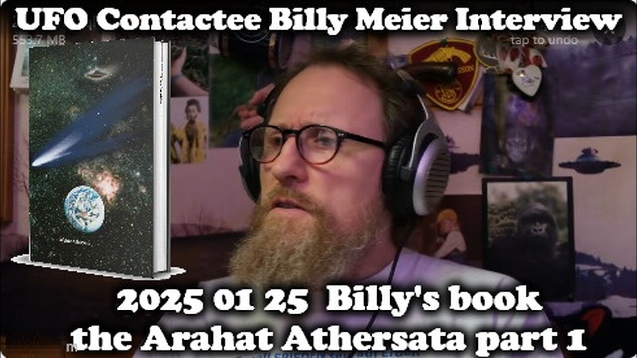 UFO Contactee Billy Meier Interview 2025 01 25 Billys book the Arahat Athersata part 1