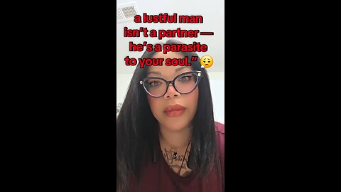 A lustful man