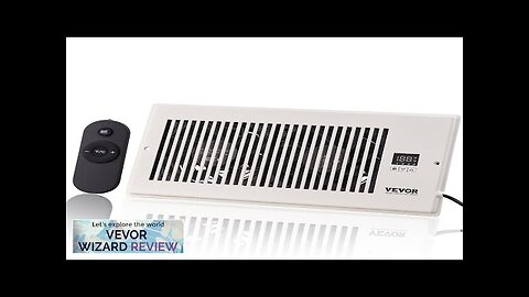 VEVOR Register Booster Fan Quiet Vent Booster Fan Fits 6” x 12” Review