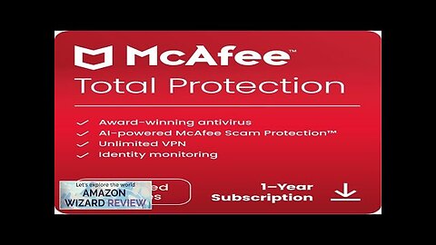 McAfee Total Protection 2024 Unlimited Devices Cybersecurity Software Includes Antivirus Review