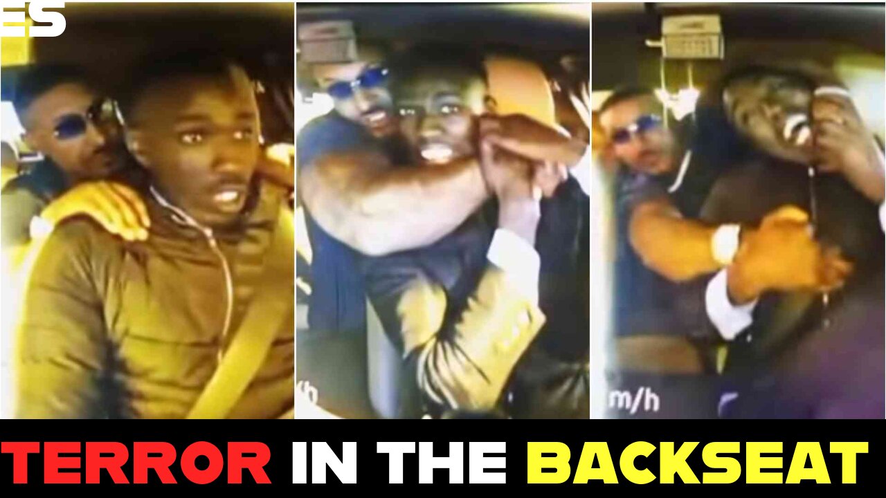 ​TERROR IN THE BACKSEAT - Kenyan Taxi Driver ATTACKED by Customer!