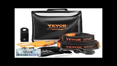 VEVOR Off-Road Recovery Kit 3" x 30' Heavy Duty Winch Recovery Kit Review