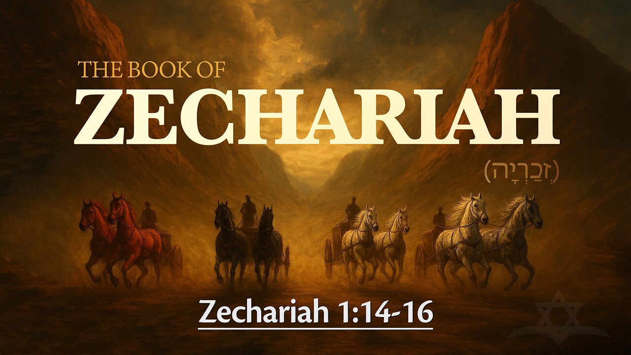 Zechariah 1:14-16 - The Lord's Passionate Heart for Zion