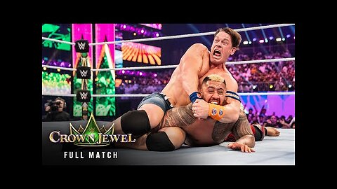 FULL MATCH John Cena vs. Solo Sikoa Crown Jewel 2023 - WWE