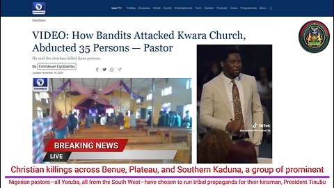 vol.3 Hypocrisy Exposed: Yoruba Pastor Denies Kwara Church Attack—Defends Tinubu, Blames Trump