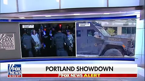 Anti-ICE rioters CLASH with federal agents in Portland