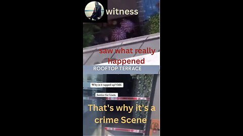 Did a witness film liams fall ?