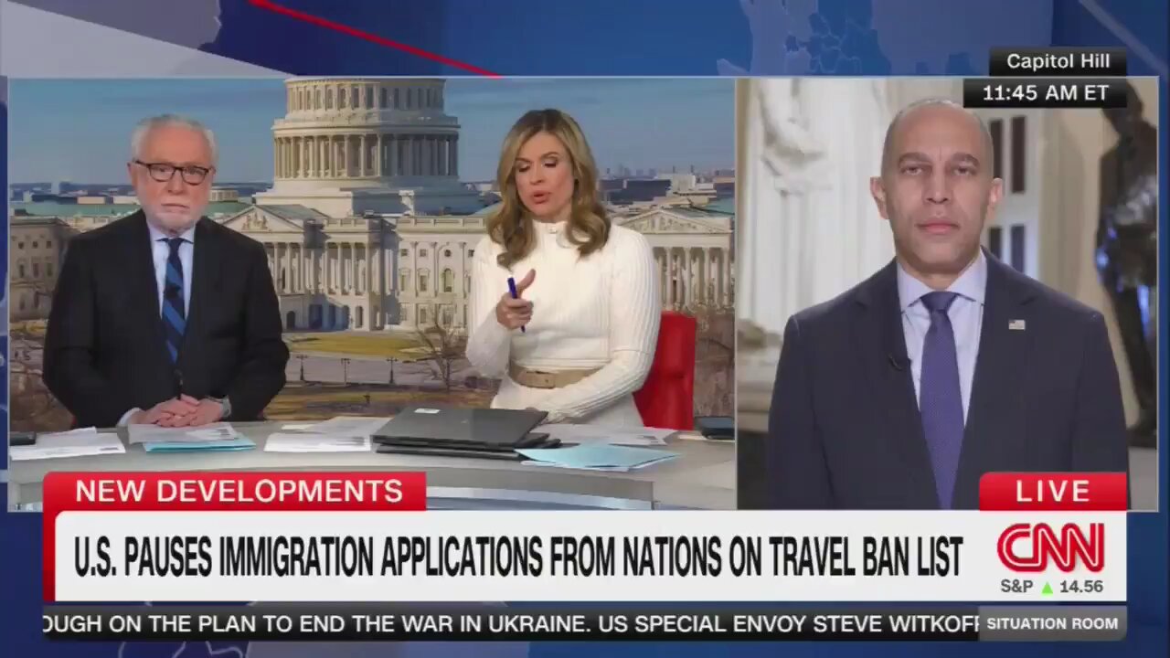 Jeffries: "The border is secure. That's a good thing.