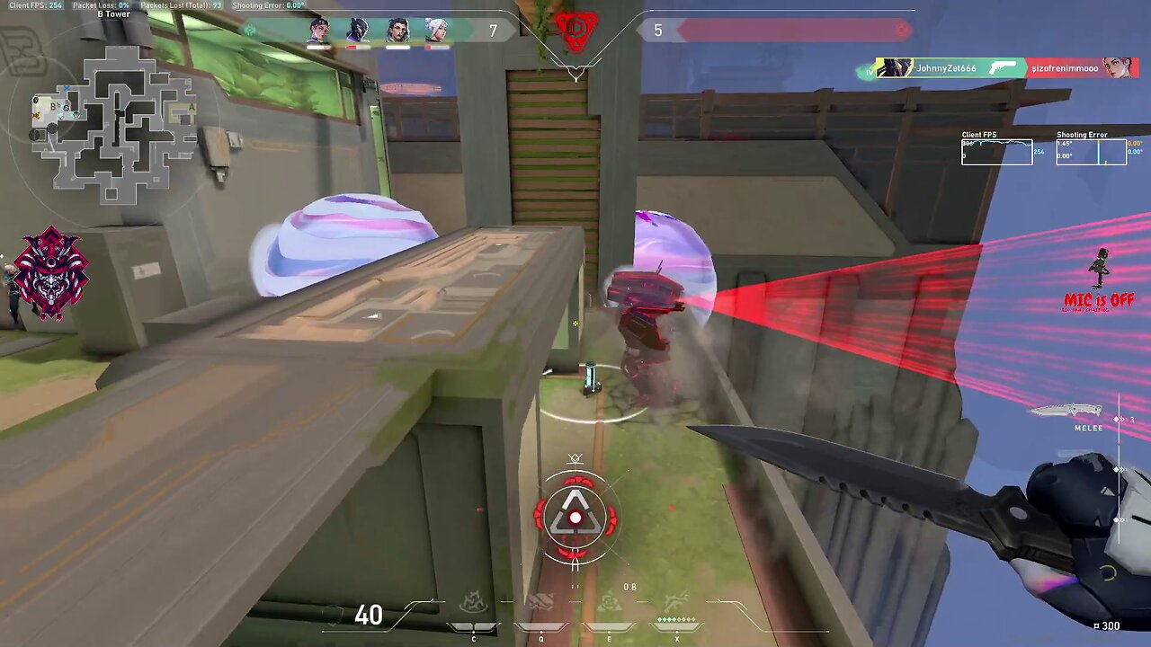 Just a plastic 4K in Valorant