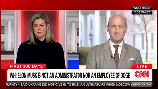 Unteachable Moment: Stephen Miller Schools CNN Anchor On DOGE But She's Unwilling To Learn