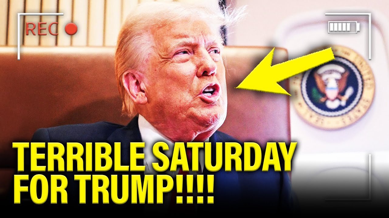 Trump SUFFERS on DISASTER SATURDAY over BAD NEWS