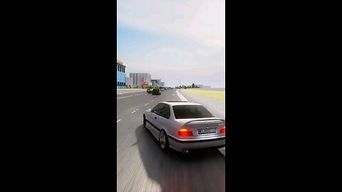 BMW E36 drifting highway