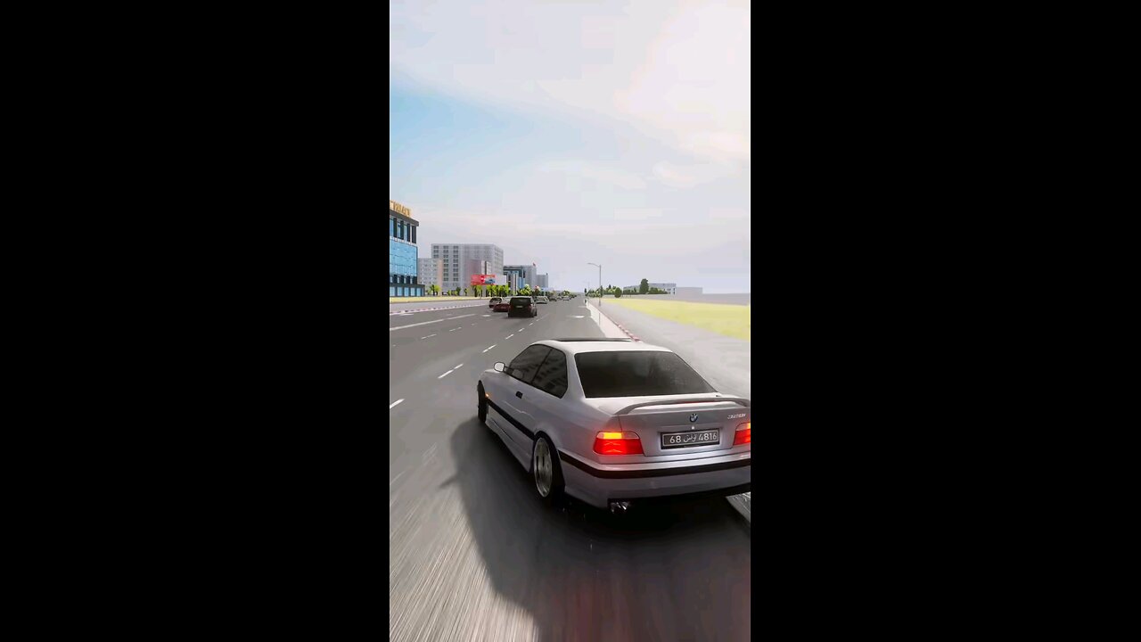 BMW E36 drifting highway