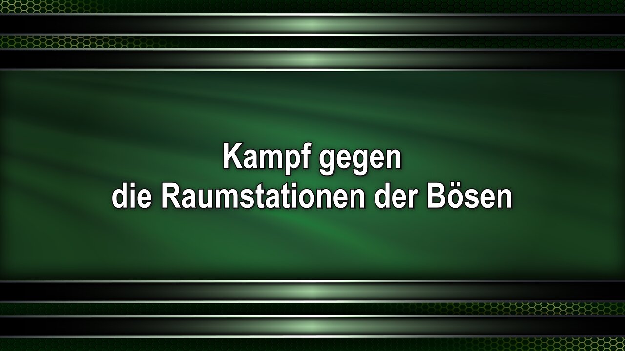 Kampf gegen die Raumstationen der Bösen