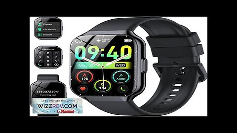 Smart Watch for Men Women 1.96" Smartwatch (Answer/Make Call) IP68 Waterproof Fitness Review