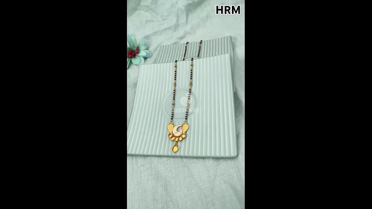 HRM Antique Mangalsutra Design For Women's. #HRM #mangalsutra #gold #designs #antique