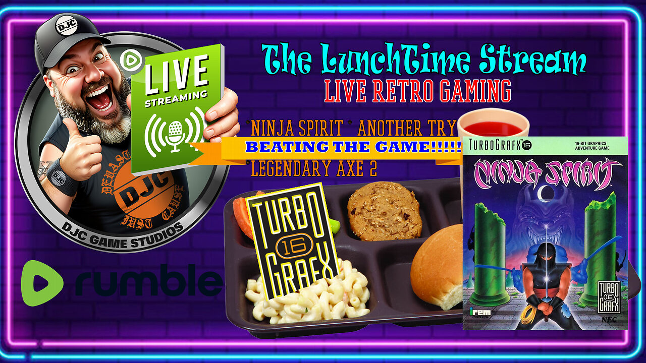 The LuNcHTiMe StReAm - LIVE Retro Gaming with DJC