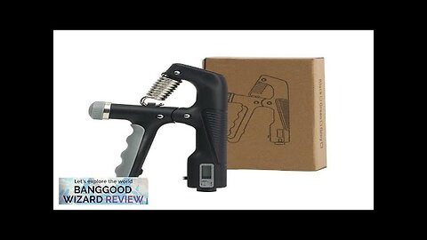 Electronic Counting Handgrip Adjustable 10-100kg Hand Gripper Spring Mechanical Counting Review