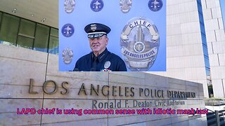 LAPD Chief has stated they will not try to enforce Democrat ban on law enforcement masks