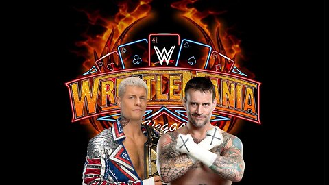 CM PUNK Vs. CODY RHODES At WRESTLEMANIA (Clip From SPAZ PHOENIX'S ULTIMATE WWE WRESTLEMANIA 41 CARD)