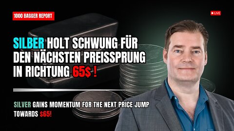 Silber holt Schwung für den nächsten Preissprung in Richtung 65$ !
