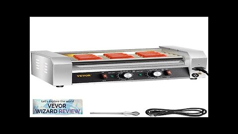 VEVOR Hot Dog Roller 12 Hot Dog Capacity 5 Rollers 750W Stainless Review