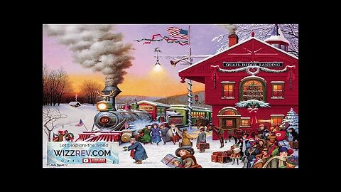 Buffalo Games Charles Wysocki Whistle Stop Christmas 1000 Piece Review