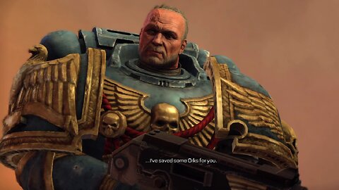 Playing the Most Manly Man Game Ever... Manned... | Space Marine n' Doing a Little 40K