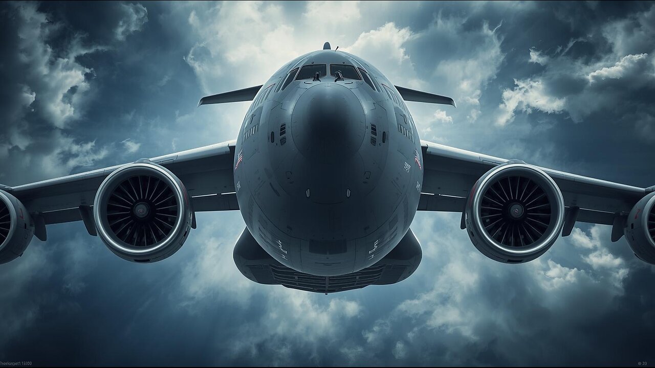 US Air Force Globemaster III – Incredible C-17 in Full Power Flight